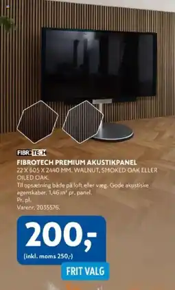 Davidsen Fibrotech premium akustikpanel tilbud