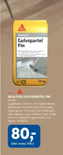 Davidsen Skalflex gulvspartel fin tilbud