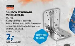 Davidsen Simpson strong-tie vinkelbeslag tilbud