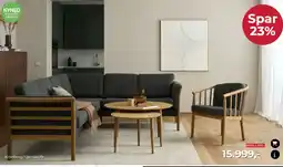 Møblér Kronborg hjørnesofa tilbud