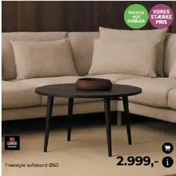 Møblér Freestyle sofabord Ø60 tilbud