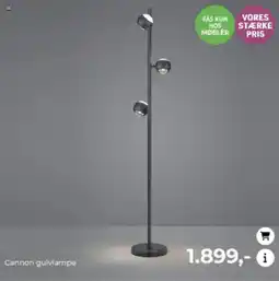 Møblér Cannon gulvlampe tilbud