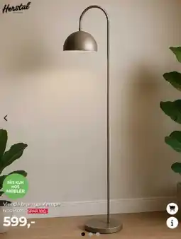Møblér Vienda brun gulvlampe tilbud