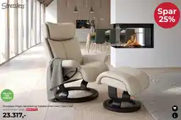 Møblér Stressless Magic lænestol og fodskammel med Classic stel tilbud