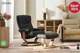 Møblér Stressless Nordic lænestol og fodskammel med Classic stel tilbud