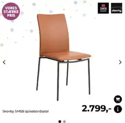 Møblér Skovby SM58 spisebordsstol tilbud