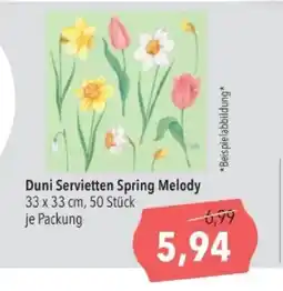 Citti Duni Servietten Spring Melody tilbud
