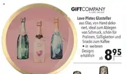 Citti Love Plates Glasteller tilbud