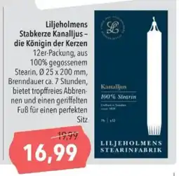 Citti Liljeholmens Stabkerze Kanalljus- die Königin der Kerzen tilbud