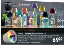 Citti Sompex - LED-Akku-Flaschenaufsatz Top 2.0 tilbud
