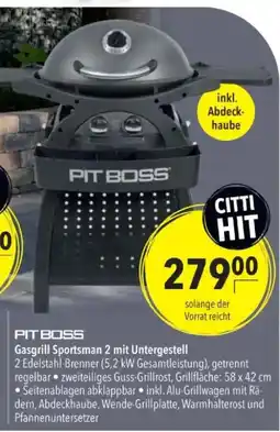 Citti PIT BOSS Gasgrill Sportsman 2 mit Untergestell tilbud
