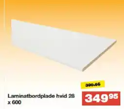 Bauhaus Laminatbordplade hvid 28 tilbud