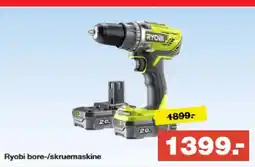 Bauhaus Ryobi bore-/skruemaskine tilbud