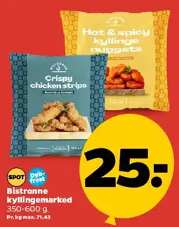 Netto Bistronne kyllingeprodukter (crispy / nuggets) tilbud