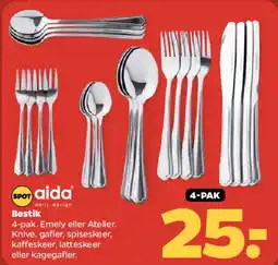 Netto Bestik 4-pak tilbud
