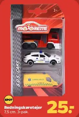 Netto Redningskøretøjer (3-pak) tilbud