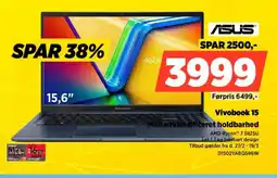 Power Vivobook 15 klassificeret holdbarhed tilbud