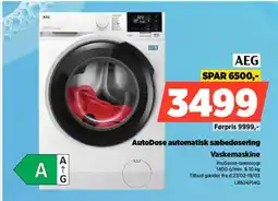 Power AEG AutoDose automatisk sæbedosering Vaskemaskine tilbud