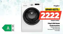Power Whirlpool Vaskemaskine & 6th Sense tilbud