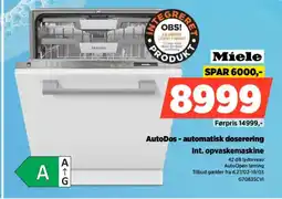 Power Miele AutoDos - automatisk doserering Int. opvaskemaskine tilbud