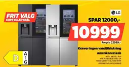 Power LG Kræver ingen vandtilslutning Amerikanerskab tilbud