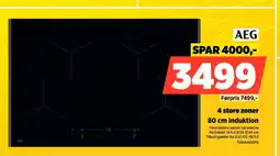 Power AEG 4 store zoner induktion tilbud