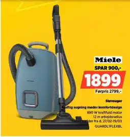 Power Miele Støvsuger Kraftig sugning møder komfortdesign tilbud