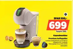 Power Kapselmaskine Premium kaffepakke tilbud
