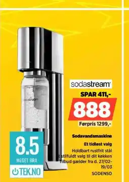 Power Sodastream sodavandsmaskine et tidløst valg tilbud