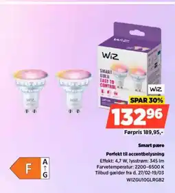 Power Wiz smart pære perfekt til accentbelysning tilbud