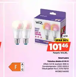 Power Smart-pære tilsluttes direkte til wi-fi tilbud