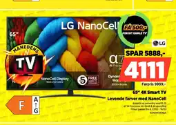 Power LG 65" 4K Smart TV TV Levende farver med NanoCell tilbud