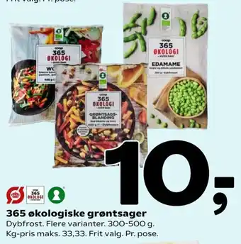 Coop 365 365 Økologiske Grøntsager 300-500 g tilbud