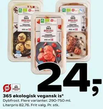 Coop 365 365 Økologisk Vegansk Is 290-750 ml tilbud