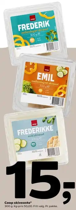 Coop 365 Coop Skiveoste 300 g tilbud