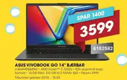 Punkt1 Asus vivobook go 14" bærbar tilbud