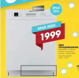 Punkt1 Senz opvaskemaskine tilbud