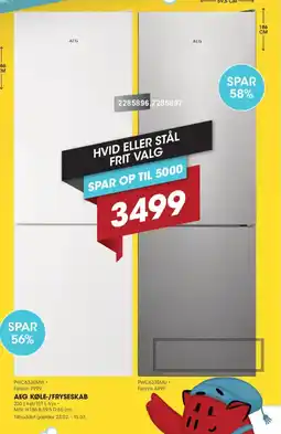 Punkt1 Aeg køle-/fryseskab tilbud