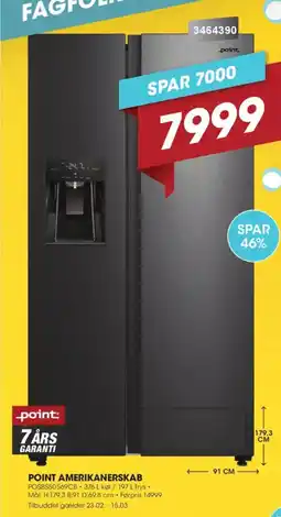 Punkt1 Point amerikanerskab tilbud
