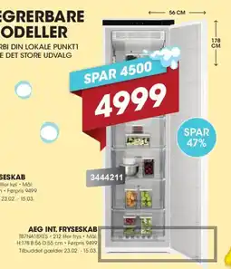 Punkt1 Aeg int. fryseskab tilbud