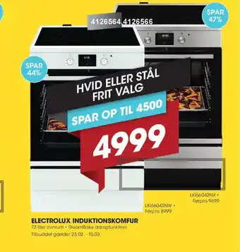 Punkt1 Electrolux induktionskomfur tilbud