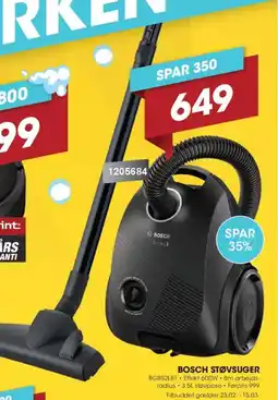 Punkt1 Bosch støvsuger tilbud
