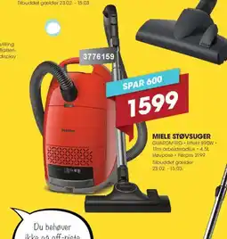 Punkt1 Miele støvsuger tilbud