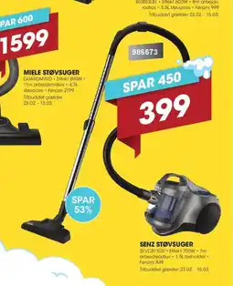 Punkt1 Senz støvsuger tilbud