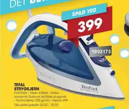 Punkt1 Tefal strygejern tilbud