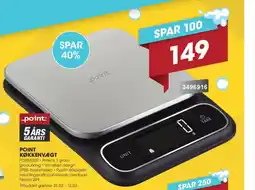 Punkt1 Point køkkenvægt tilbud