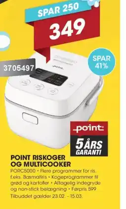 Punkt1 Point riskoger og multicooker tilbud