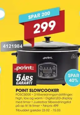Punkt1 Point slowcooker tilbud