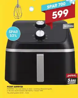 Punkt1 Point airfryer tilbud
