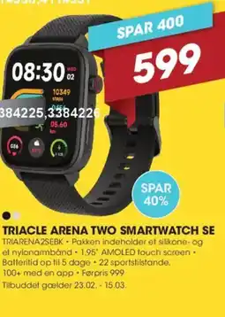 Punkt1 Triacle arena two smartwatch se tilbud